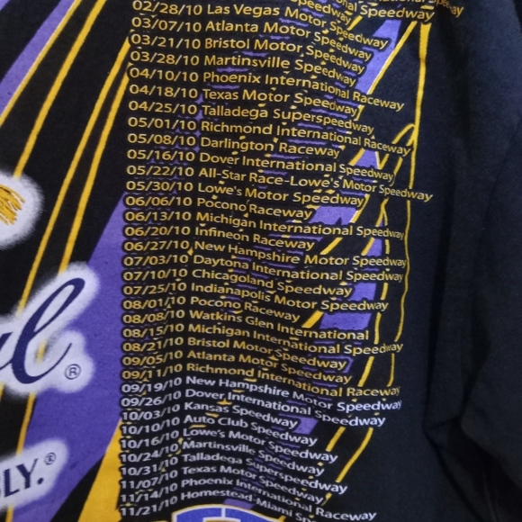 Rare Matt Kenseth Signed Crown Royal Double Sided TShirt - Picture 6 of 6